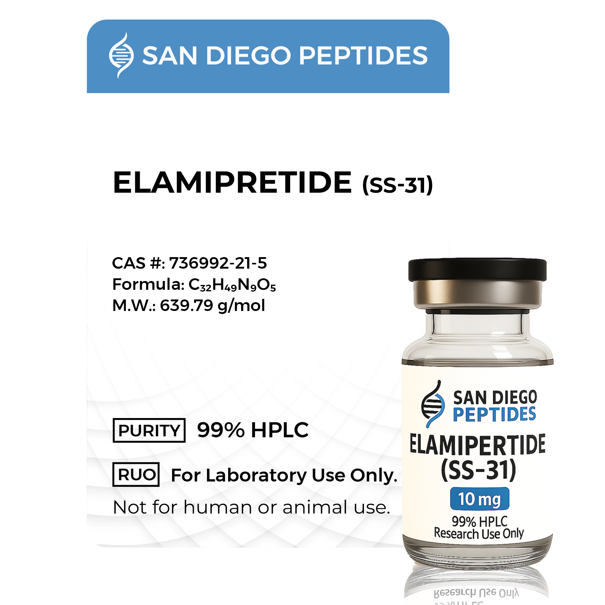 Elamipretide (SS-31) 10mg