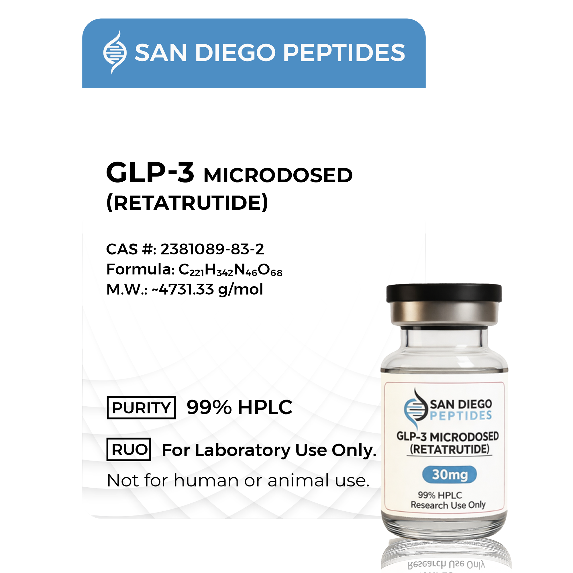 Glp-3 Microdosed Retatrutide